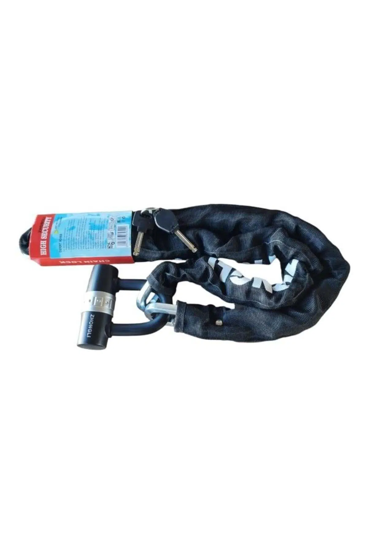Motosiklet Zincirli Kilit 10 X 150 Ledli Zhongli